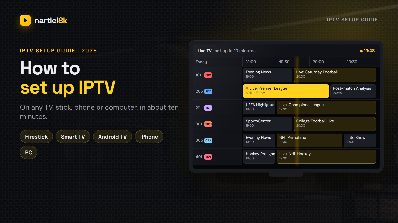 How to Set Up IPTV in 2026: Step-by-Step on Any Device